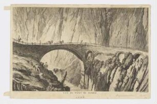 Vue du Pont du Diable, aus: "Darstellungen der Schweiz"