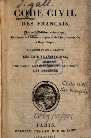 Code civil des français