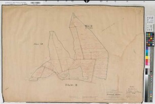 Hüsten (Arnsberg), Neheim (Arnsberg), Herdringen (Arnsberg), Teilung der Herdringer Grundstücke, Brouillonkarte Bl.1 Hüsten