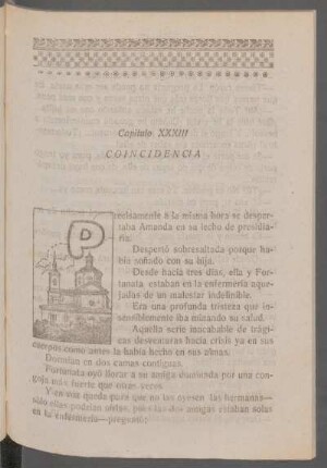 Capítulo XXXIII - Coincidencia