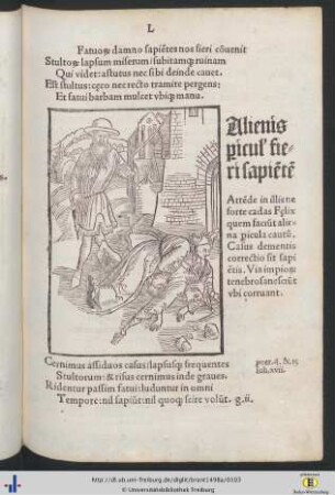 Fatuorum damno sapientes nos fieri convenit