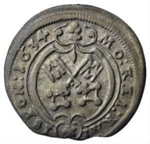 Fundmünze, 2 Kreuzer, 1634