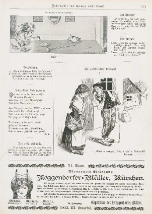 Der Turner in den Flitterwochen; Ein gefährlicher Moment