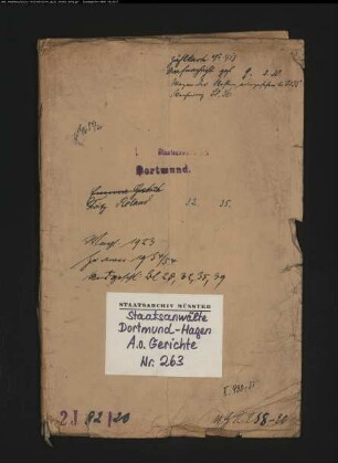 Landfriedensbruch (Plünderungen usw. in Hamm am 3.- 4.7.1919) Rolan, Friedrich