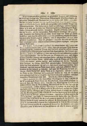 8-24, I. Wegen der Entrée oder Accis der frembden Weine