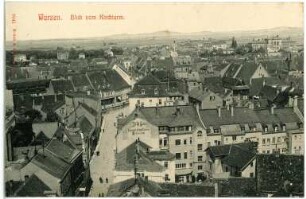 Wurzen. Blick vom Kirchturm auf Wurzen