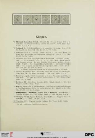 Klippen (Nr. 1-187)