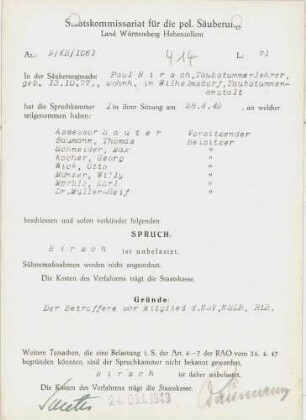Hirsch, Paul