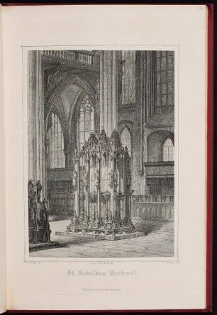 St. Sebaldus Grabmal. - Vischer, Peter: Sebaldusgrab