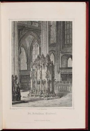 St. Sebaldus Grabmal. - Vischer, Peter: Sebaldusgrab