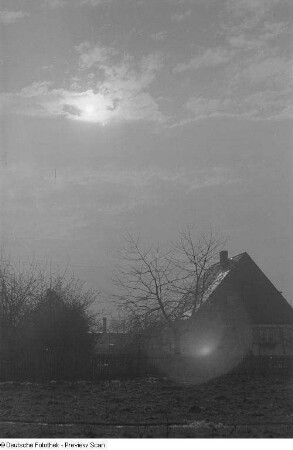 Blick auf ein Haus