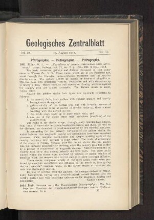 15. August 1913. No. 10.