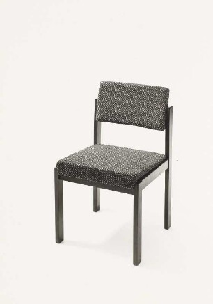 Stuhl mit gepolsterter Sitzfläche und Rückenlehne (Modell B 72)