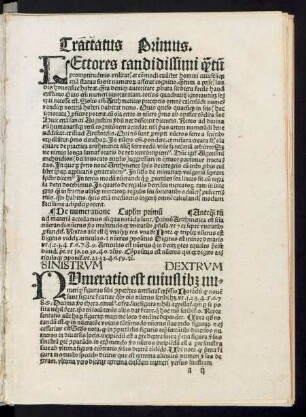 Tractatus Primus.