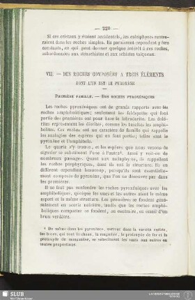 VII. Des roches composées a trois éléments dont l'un est le pyroxène