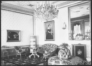 Wiesbaden, Schloß Wiesbaden, Raum 66 (Wohnzimmer oder Empfangszimmer).