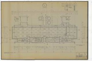 Zentralbibliothek der Landbauwissenschaft, Bonn Neubau: 1.UG, Bauteil II, Leuchten, 1:50