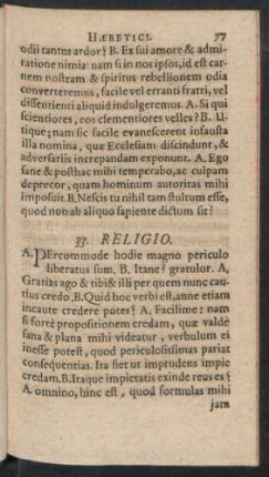 33. Religio