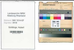 Entnazifizierung Hubert Schillings , geb. 00.00.0000 (Lehrer)