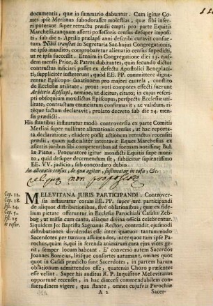 Folia Sacrae Congregationis Concilii, 1716