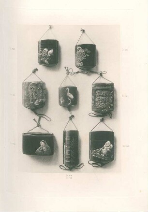 [Eight Inro. (Nos. 122, 128, 218, 345, 422, 462, 745, 746)]