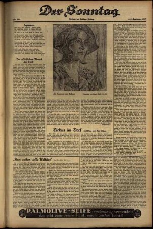 Zweite Ausgabe vom Sonntag, den 05. September 1937.