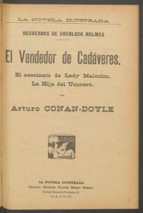 Recuerdos de Sherlock Holmes