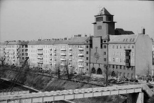Blick auf die Augustkirche in der Dänenstraße