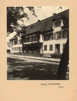 Beamtenwohnhaus, Hanau: Ansicht Straßenseite