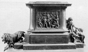 Entwurf des Sockels vom ehem. Kaiser Wilhelm Denkmal in Elberfeld