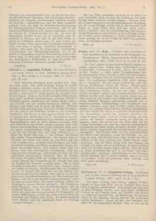 63-64 [Rezension] Tholuck, A., Ausgewählte Predigten. 2. Aufl