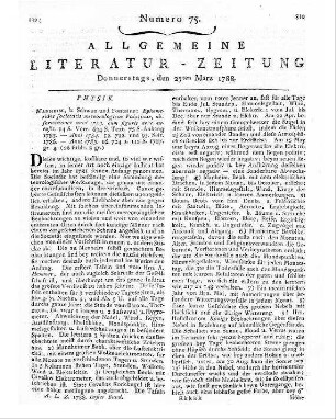 Ephemerides Societatis Meteorologicae Palatinae : observationes anni ... - Mannheimii : Soc. 1783-1785 (1785-1787)