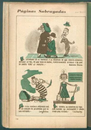 Páginas subrayadas - [Viñetas cómicas]