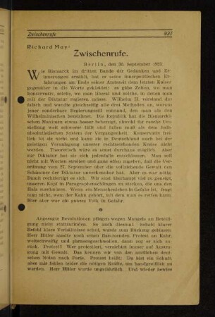 Zwischenrufe.