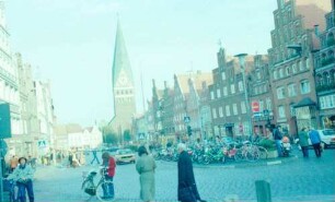 Lüneburg: Am Sande, mit St. Johanniskirche