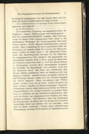 Die elektrischen Vorgänge