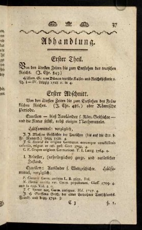 37-61, Erster Abschnitt.