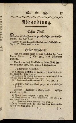 37-61, Erster Abschnitt.