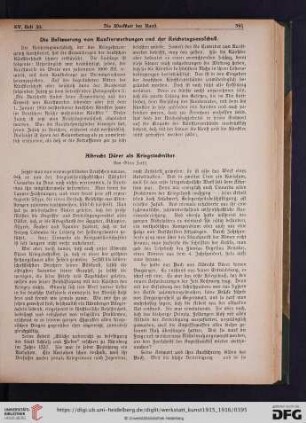 Albrecht Dürer als Kriegstechniker