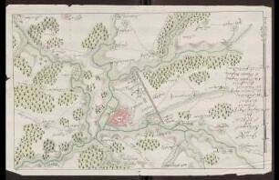 Pilsen: Grundriss des Feldlagers der Kaiserlichen Armee [sog. "Teutschmeister"] bei Pilsen