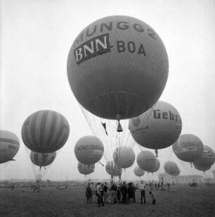 12. Nationale Freiballon-Wettfahrt um den Wanderpreis des Deutschen Freiballon-Sportverbandes.