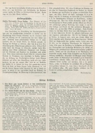 217-220 Kleine Kritiken