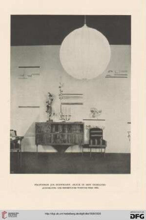 Ausstellung "Die Neuzeitliche Wohnung" Wien 1928: Im Österreichischen Museum - Wien