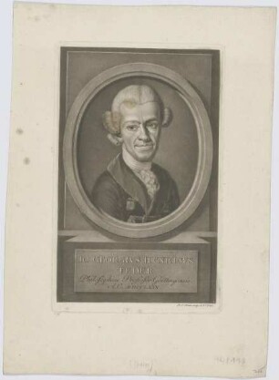 Bildnis des Io. Georgivs Henricvs Feder