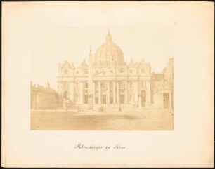 Petersdom, Rom: Ansicht vom Petersplatz
