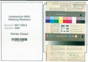 Entnazifizierung Eduard Waniek , geb. 30.05.1889 (Arzt)