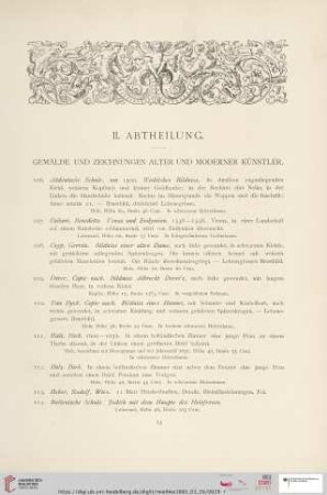 II. Abtheilung (Nr. 106 - 137)