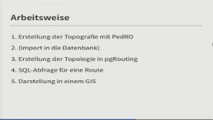 Fußgängerrouting mit OSM
