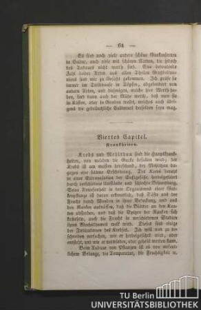 Viertes Capitel. Krankheiten.