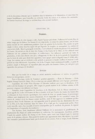 Chapitre III. Peinture
